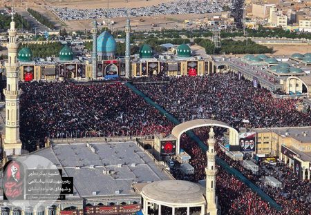 مراسم تشییع رهبر شهید در قم