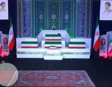 مراسم وداع با رهبر شهید