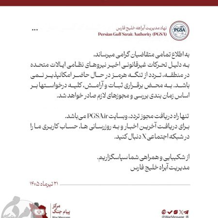 نهاد مدیریت بر آبراه خلیج فارس