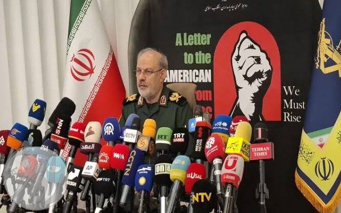 نشست خبری سخنگوی سپاه و انتشار متن کامل نامه سپاه پاسداران انقلاب اسلامی به مردم آمریکا