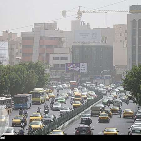 آلودگی هوا و کیفیت ناسالم هوای تهران برای گروه‌های حساس