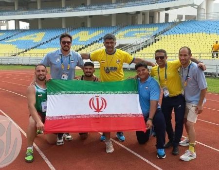 علی علیزاده و امیرحسین زارع، قهرمانان دوومیدانی ناشنوایان آسیا