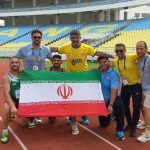 علی علیزاده و امیرحسین زارع، قهرمانان دوومیدانی ناشنوایان آسیا