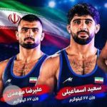 مهمدی و اسماعیلی دو نماینده کشتی فرنگی ایران در رقابت‌های قهرمانی جهان در قزاقستان