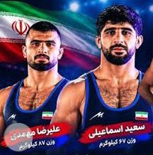 مهمدی و اسماعیلی دو نماینده کشتی فرنگی ایران در رقابت‌های قهرمانی جهان در قزاقستان