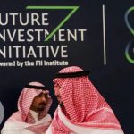 نماد کنفرانس داووس صحرا در عربستان پیش از تعویق