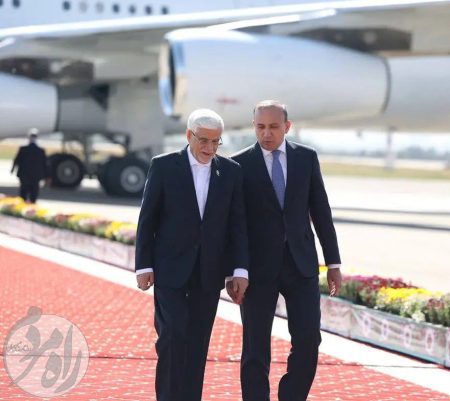 ورود معاون اول رئیس‌جمهور ایران به فرودگاه دوشنبه در تاجیکستان